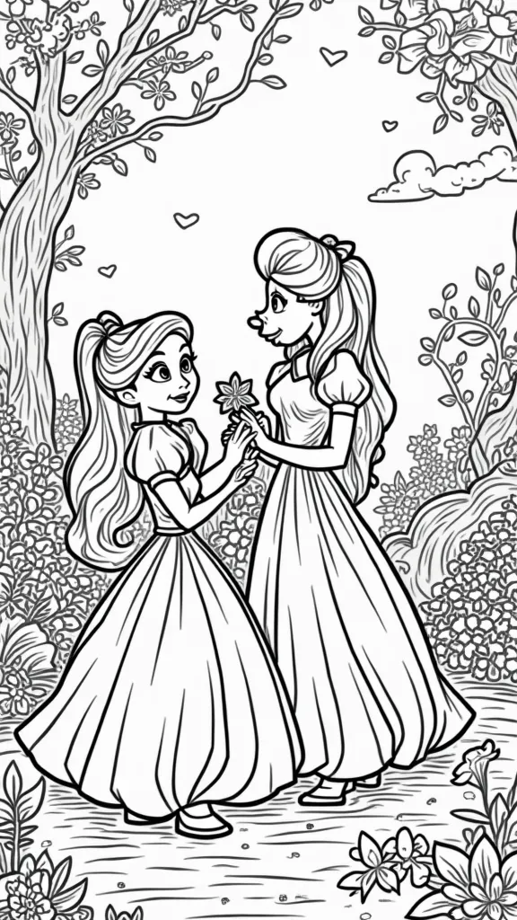 cute disney coloring pages for adults